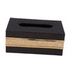FELTECHELECTR 1pc Medium Leather Tissue Box Decorative Napkin Holder for