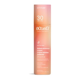 Crema Facial En Barra Attitude Oceanly Tinted Shimmer Spf30 30 Ml - Venta Internacional.