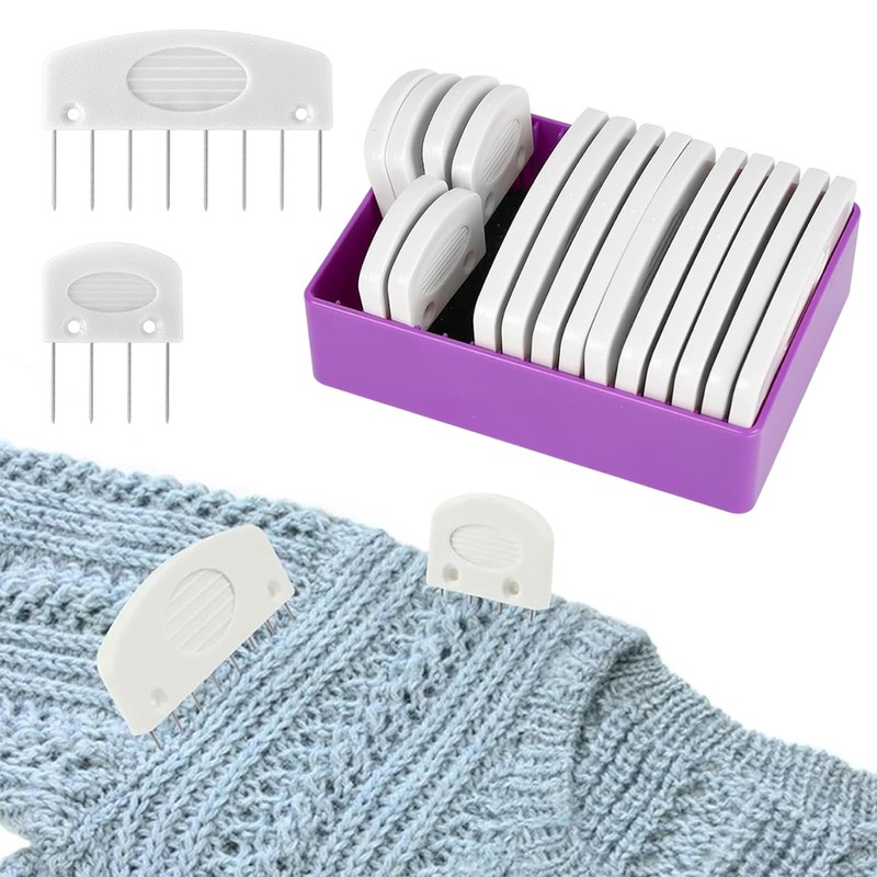 Pixaro Comb Needles Knitting Blockers Set - 20 Pieces Blocking