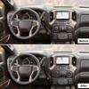 CheroCar Radio AC Knobs Cover Center Console for Chevy Silverado