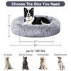 ELSKER&HOME Calming Dog Bed,Donut Washable Warming Soft Round 39 inches