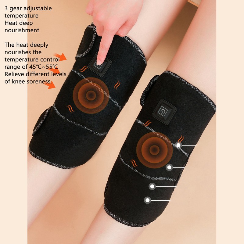 Heated Knee Massager Hot Compression Moxibustion Electric Heating Knee Massager