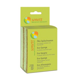 Sonett Organic Eco Washing Up Sponge (2 x 2 Pieces)