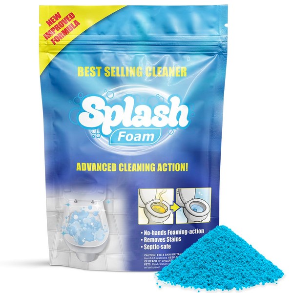 Splash Foam Toilet Cleaner - New and Improved - Self