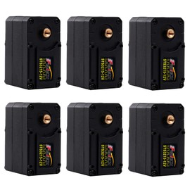 Rcmall 6 Pack Feetech 30KG Serial Bus Servo STS3215 12V Robot Motor with 360° Magnetic Encoder High Precision and Torque for Educational Robot Projects