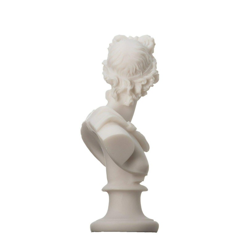 BeautifulGreekStatues Apollo God of Music Poetry Art Alabaster Stone Bust