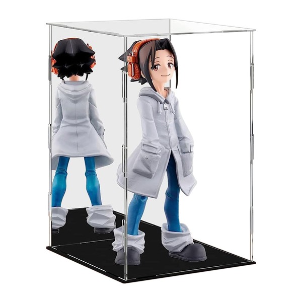 ECOSEAO Display Case 8x8x12inch,20x20x30cm for Collectibles Assemble Clear Acrylic Box