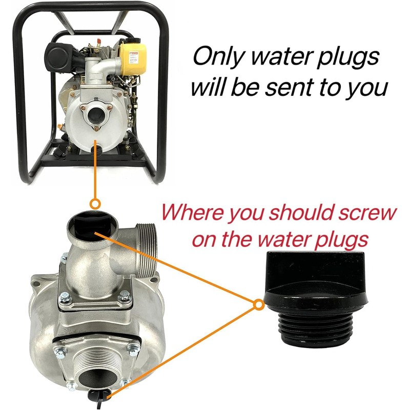 3Pack Water Drain Plug Seal with O-Ring Fit for Harbor