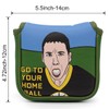 Funny Golf Putter Cover Square Mallet Putter Head Cover Headcover