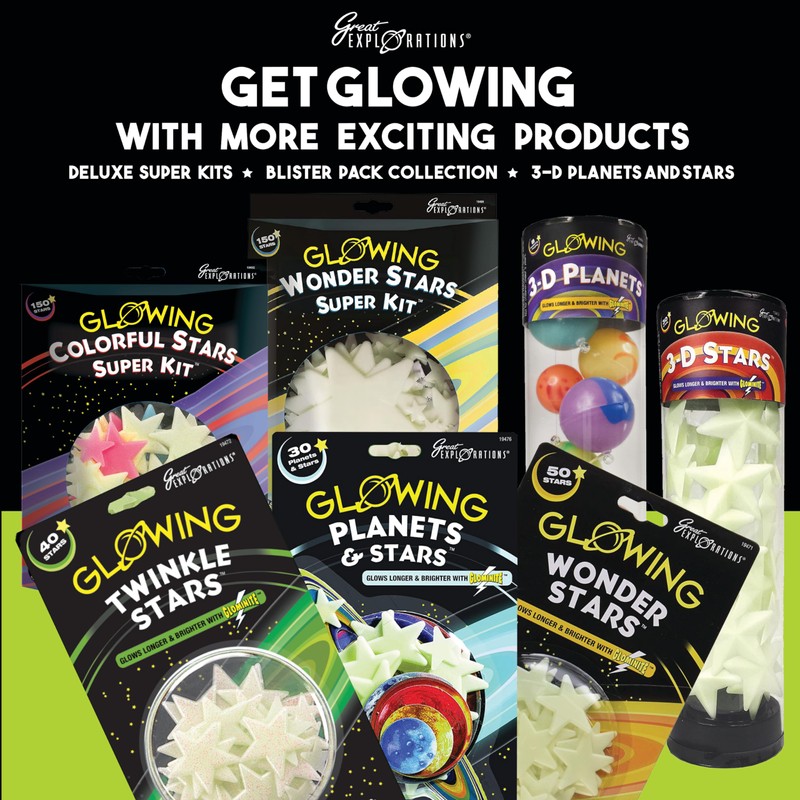 Great Explorations: Wonder Stars Super Kit, Glow In The Dark