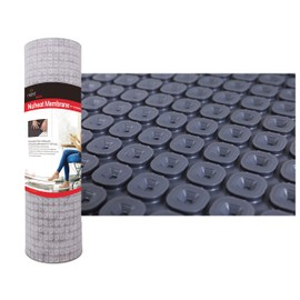 Chemelex NuHeat Uncoupling Membrane 54 Sq Ft Roll (3' 3'' x 16.5') NUMEM054 Non-Woven Polypropylene Heating Pad, Waterproof Anti-Fracture Floor Underlayment for Heating Systems