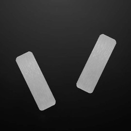 JQ Magnetic Fixing Mount Auxiliary Metal Plate Sticker Sheet 43x14mm Stationery/Office Supplies / 고정용매그네틱 거치대 보조 철판 스티커 판 43x14mm 문구/사무용품