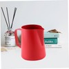 ULTECHNOVO Non Stick Stainless Steel Milk Pourer for Red Frothing