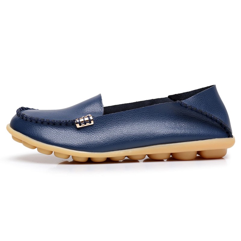 VenusCelia Natural 2 Comfort - Mocasines planos para caminar para