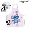 Sorrisini Lilo-City Children's Apron Chef's Hat for Children Stitch, Children's
