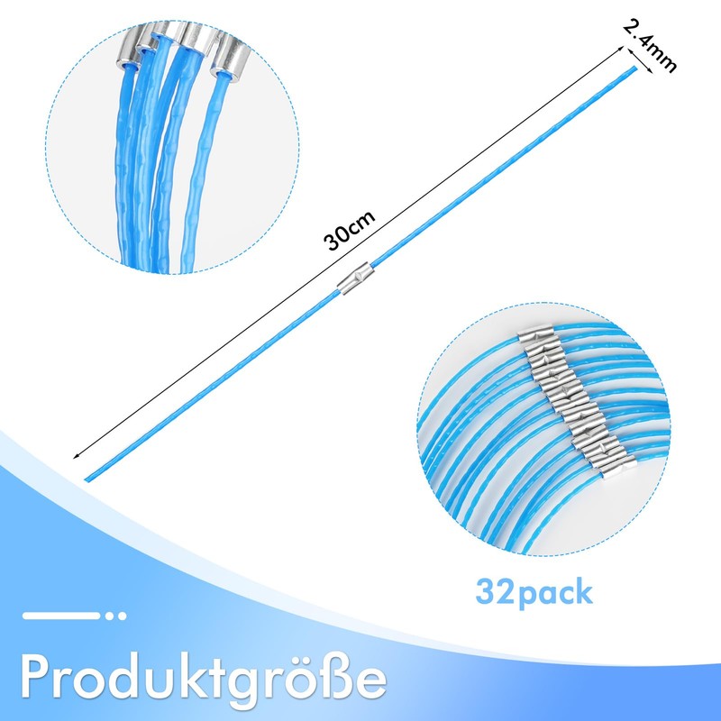Eyoloty 32 pieces F016800182 trimmer line for Bosch Home and