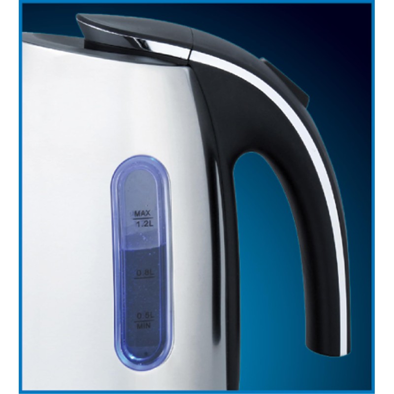 EUROSTAR EKS12SS 1.2L Electric Kettle, Silver