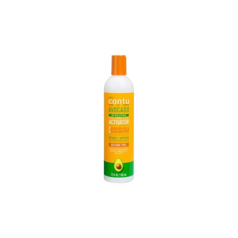 Cantu Crema Activadora de Rizos, Aguacate Hidratante, 12 fl oz