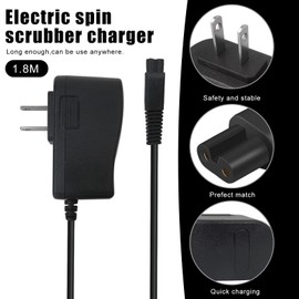 GruDawu New 9 Volt Charger Power Cord for oweek VWS211/SP02, 4.9ft Charging Cable for LA1 pro Electric Spin Scrubber