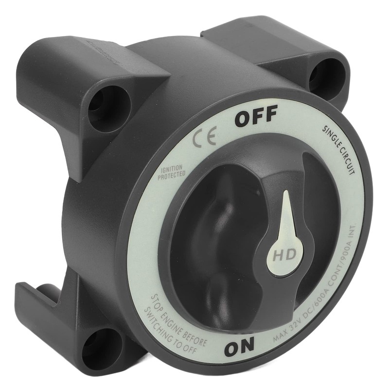 600A Master Battery Power Cut Disconnect Switch Isolator Single Circuit