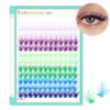 Bodermincer Extensiones de pestaas en grupos, 10-12-14-16 mm Mix14-16-18 mm