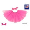 Handcrafted in USA Hotpink Tulle Tutu for Extra Small Dogs