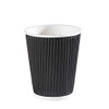 We Can Source It Ltd – 12oz. Kraft Ripple Paper Cups - Eco-Friendly Drinkware 100% Compostable Recyclable – Great for Tea, Coffee, Hot Drinks - 50-Pack
