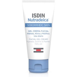 ISDIN Nutradeica - Gel-crema facial indicado para el tratamiento del exceso de sebo, descamación, picor y eritema de la piel seborreica facial, 50 ml