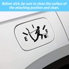 Funny Car Stickers, High Gas Consumption Decal, Fuel Gage Empty