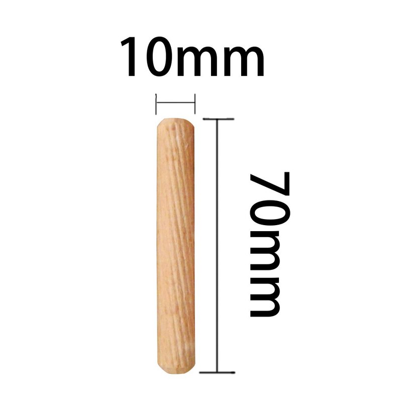 和気産業(Waki Sangyo) 木工ダボ 約100個 10mm×70mm DB-024