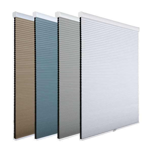 Homebox Cordless 100% Blackout Cellular Shades for Home,Shades for Indoor