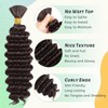 Deep Wave Bulk Braiding Hair for Boho Braids 20 Inch