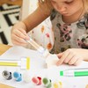 TOBEOME Pack of 5 Graffiti Markers, Refillable Paint Markers, Paint