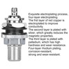 Monosaudio C401R 4Pcs RCA Socket Terminal Pure Copper Rhodium Plated