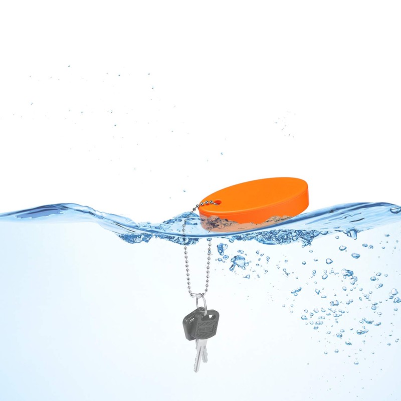 Foam Floating Keychain Oval Float Key Ring Key Float Foam