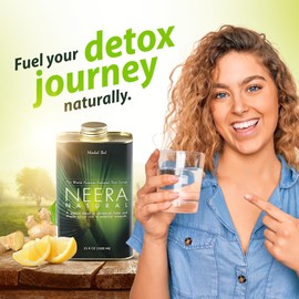 Neera Natural Madal Bal Syrup Master Cleanse – Lemonade Detox Cleanser with Cayenne & Maple, Colon & Body Cleanse, Belly Fat Support for Women, Green Can, 33.8 FL OZ