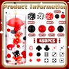Seenelling 660 Pcs Casino Theme Vase Fillers for Centerpieces Include