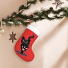 EHXEYC Black Cat Christmas Stockings Ornaments Candy Bags for Family
