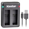 Kastar Battery & Dual USB Charger for Gopro Fusion 360-Degree