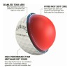 Callaway Golf Pelotas De Golf Suaves Cromadas 2024 (blanco,