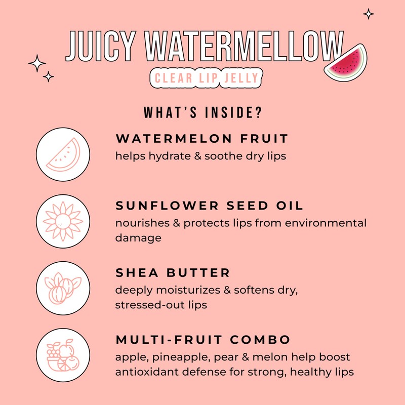 Juicy Watermellow Clear Lip Jelly
