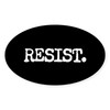 CafePress RESIST. Oval Car Bumper Sticker