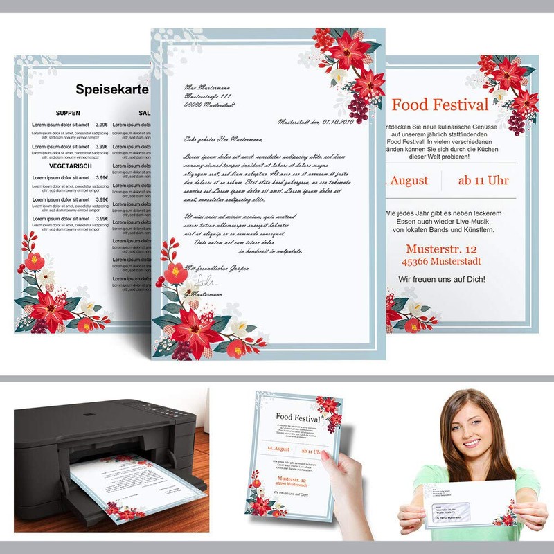 Writing Paper – Autumn Branches – Paper Media A4