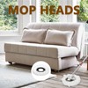 5 Pcs Mop Heads, Spin Mop Heads for Circular Swivel