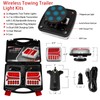 Wireless Trailer Light, Magnetic Towing Lights Kit for Trailers, Rechargeable