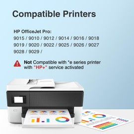 Faslvink Compatible 962XL Black Ink Cartridges Replacement for HP 962XL Ink Cartridges Combo Pack 962 XL Black Work with HP OfficeJet Pro 9015 9010 9018 9020 9025 9012 Printer