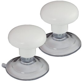 Ruler Knob - Suction Cup Knob Attaches to Almost Any Flat Ruler or Template - Get a Grip on Your Rulers! – 2 Pack