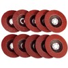 EETOOLS Pack of 10 Aluminum Flap Grinding Discs 115mm Abrasive