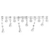 4Pcs Crystal Claw Chain Trimming Fringe Simulation Diamond Chain for
