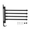 Stainless Steel Swivel Towel Hanger Holder Black Rotating Movable Towel